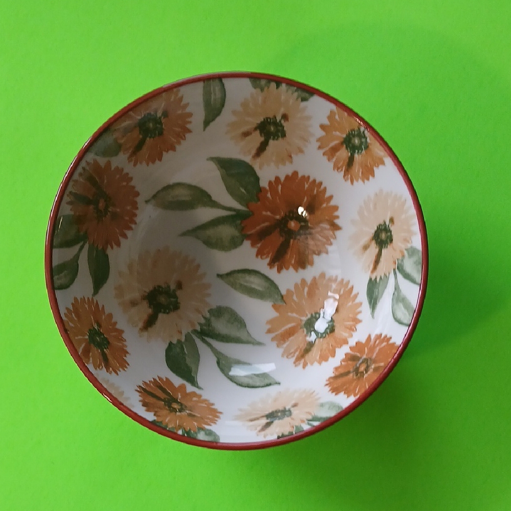 Floral Ceramic Bowl
